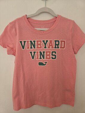 Vineyard Vines girls pink t-shirt
